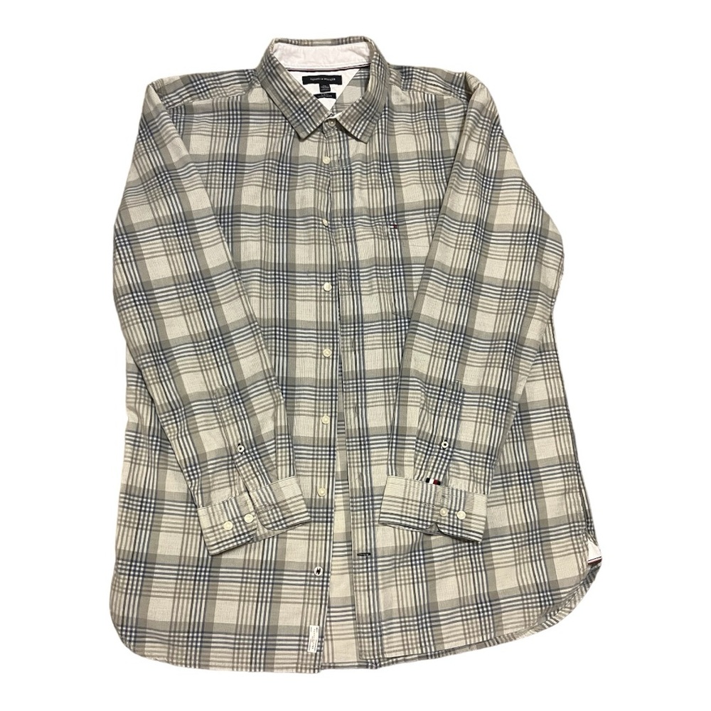 NWOT-Tommy Hilfiger-XXL-Long sleeve, button front shirt